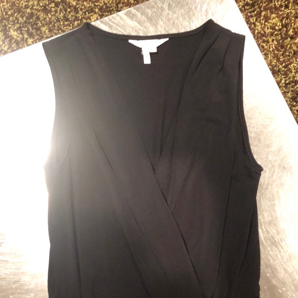 Black BCBG romper with skort bottom